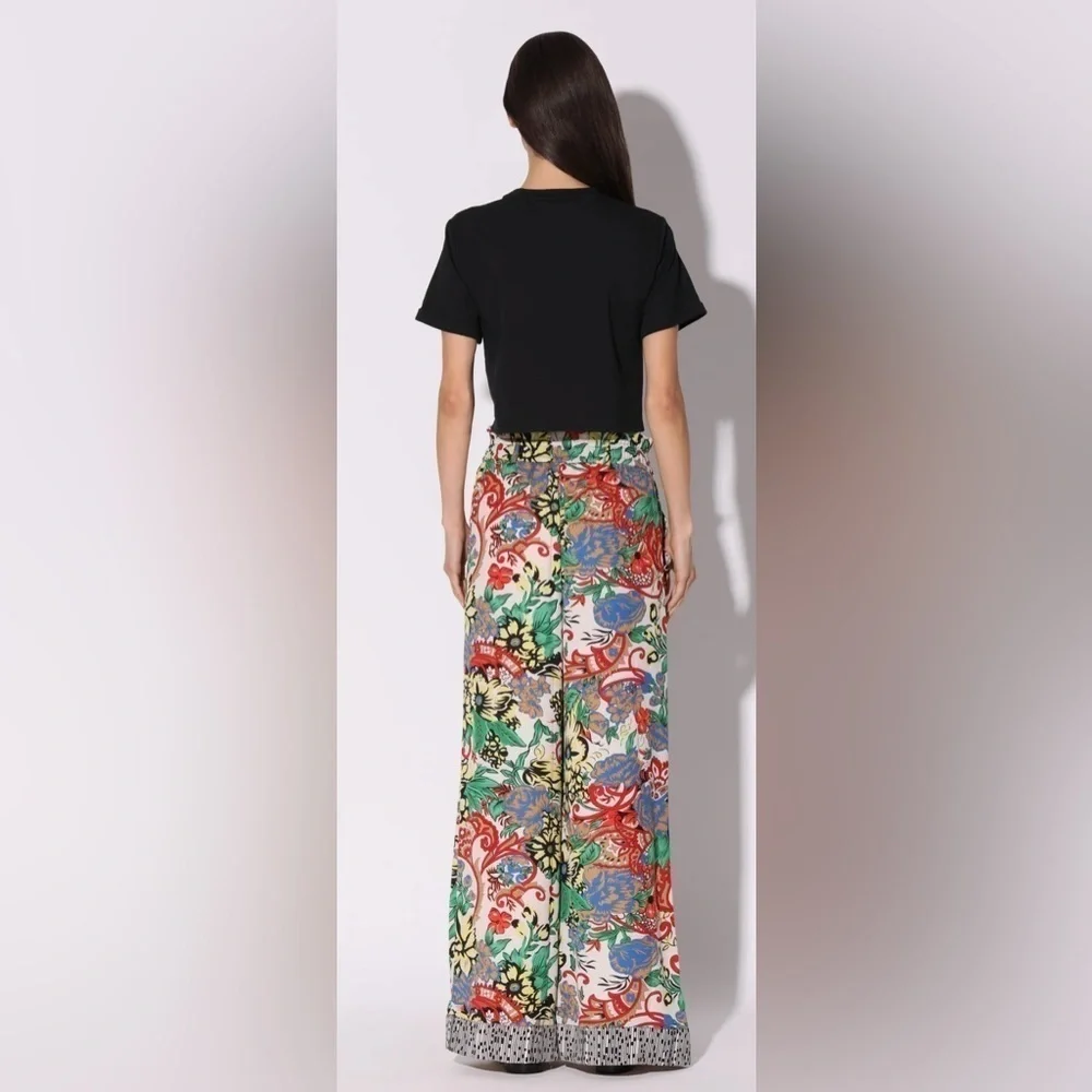 Sabrina Crystal Flowers Pants - Picture 2 of 8